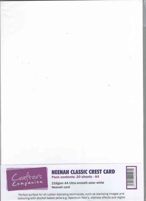 Neenah Classis Crest Card kartonpakning med 16 ark A4.
